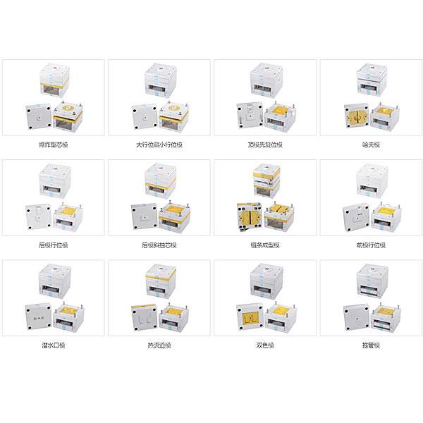 中人ZRMJ-ZS铝合金注塑模具模型