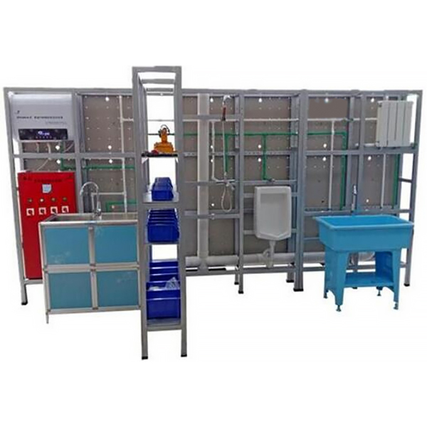 管道与制暖安装实训装置(图1) 管道与制暖装配实验装置,自动控制与计算机数值数值数值控制实验装置