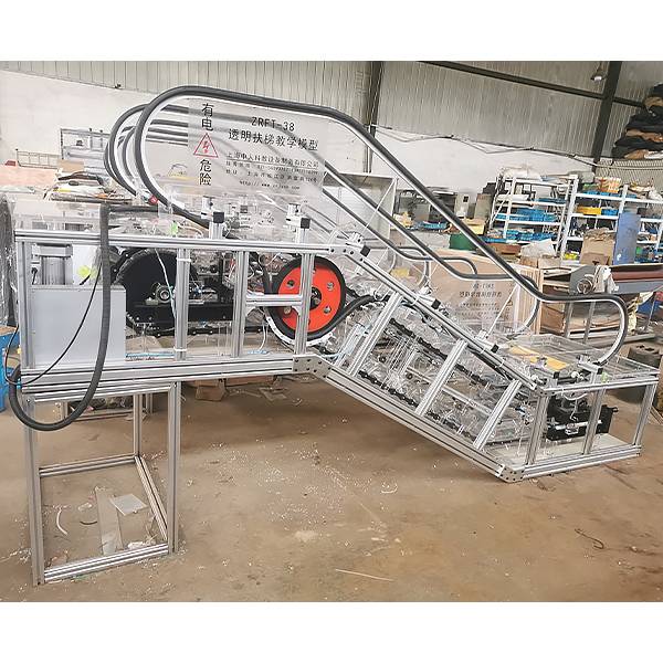 透明自动扶梯实验装置(图1) 透明自动扶梯实验装置,传感器与执行器示教实验装置