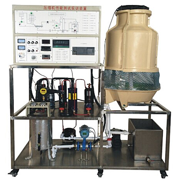 制冷压缩机性能测试实验装置(图1) 制冷压缩机功能测量试验实验装置,大灯照明系统实验台