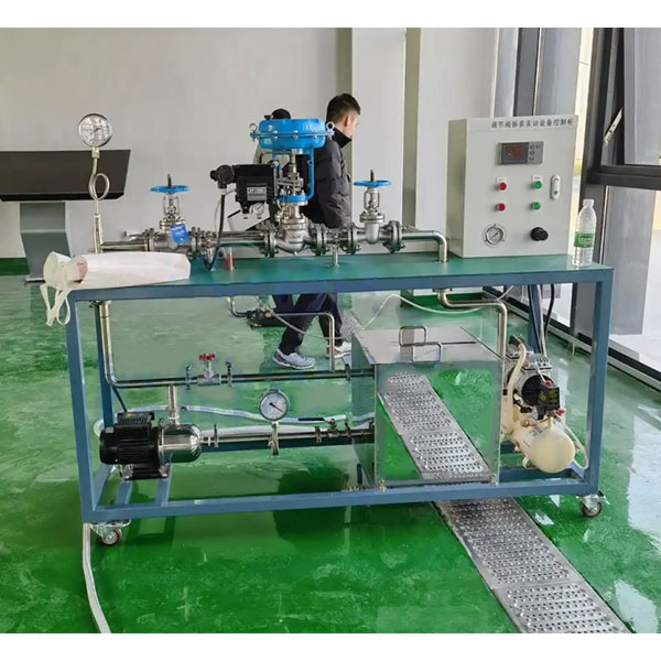 气动薄膜控制阀安装与电气阀门定位器校验系统,气体薄膜控制阀安装与定位器校验实训系统